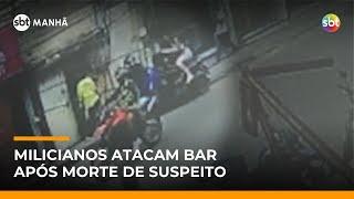 Milicianos disparam contra bar horas após morte de suspeito no Rio | #SBTManha