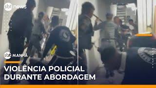 PMs são acusados de agredir motociclistas em baile funk em SP | #SBTManhã