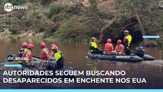 Enchente no Texas: pelo menos 160 pessoas continuam desaparecidas | #SBTBrasil 