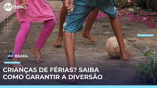 SBT Brasil mostra iniciativas para garantir diversão para crianças nas férias | #SBTBrasil 