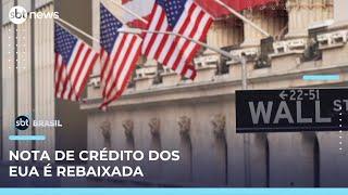 Agência de classificação de risco rebaixa nota de crédito dos EUA | SBT Brasil (16/05/25)