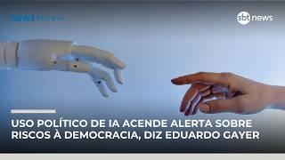 Uso político de IA acende alerta sobre riscos à democracia, diz Eduardo Gayer | #NewsManhã