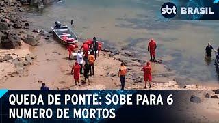 Sobe para 6 o número de mortos confirmados em desabamento de ponte | SBT Brasil (25/12/24)