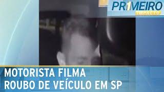 Polícia recupera carro de Uber que filmou próprio assalto em SP | Primeiro Impacto (01/01/25)