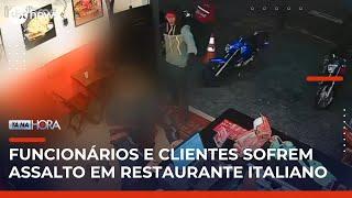 Criminoso é preso dentro de ônibus após ter assaltado restaurante na zona leste de SP | #TanaHora