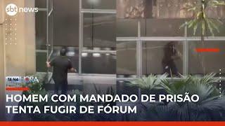 Homem tenta fugir de fórum ao descobrir mandado de prisão e é detido em Manaus (AM) | #TanaHora