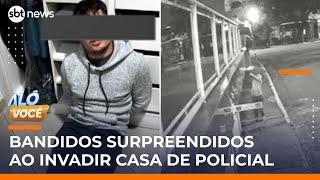 SP: Criminosos invadem casa de investigador e são recebidos a tiros | #AloVoce