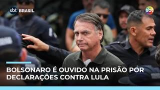 Bolsonaro depõe à PF por suspeita de crimes contra a honra de Lula 