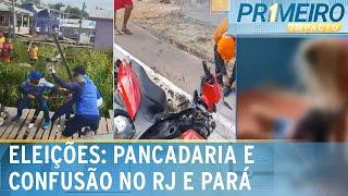 Cidades no Rio e no Pará registram pancadaria durante as eleições | Primeiro Impacto (07/10/24)