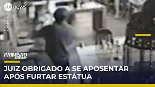 Juiz é aposentado após ser flagrado furtando escultura sacra | Primeiro Impacto (14/05/25)