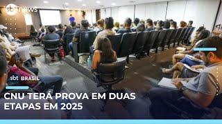 Enem dos Concursos: governo divulga calendário com prova em duas etapas | SBT Brasil (28/04/25)