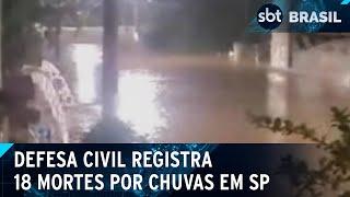 Chuvas causaram 18 mortes desde dezembro em São Paulo | SBT Brasil (03/02/25)