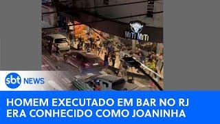 Homem executado em bar no RJ tinha sete passagens e atuava em milícia