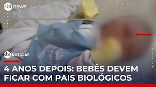 Justiça determina troca de bebês após erro em maternidade de Goiás | #SBTNotícias