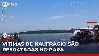 Barco que transportava 50 passageiros naufraga no Pará | #SBTNotícias