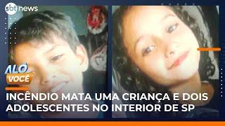 Incêndio em casas mata três em SP; adolescente morreu tentando salvar irmã | #AloVoce