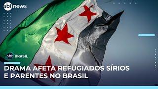 Refugiados tentam trazer parentes presos em conflito dentro da Síria | #SBTBrasil 