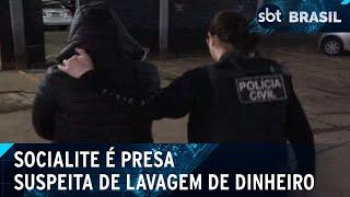 Mulher é presa em MG por suspeita de desviar R$ 35 milhões de empresas | SBT Brasil (27/06/24)