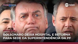 Bolsonaro deixa hospital e retorna à Superintendência da PF | #JornaldoSBTNews