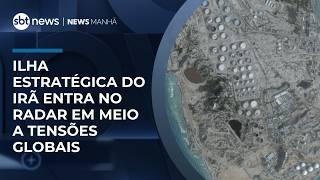 Ilha estratégica do Irã entra no radar em meio a tensões globais | #NewsManhã