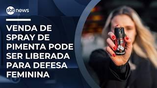 Projeto no Senado propõe liberar spray de pimenta para mulheres | #NewsSábado