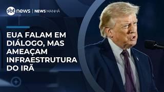 EUA falam em diálogo, mas ameaçam infraestrutura do Irã | #NewsManhã