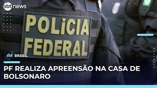 Celular de Bolsonaro é apreendido pela Polícia Federal | #SBTBrasil