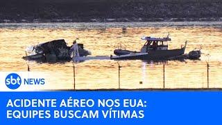 Equipes buscam por corpos de vítimas de acidente com avião e helicóptero nos EUA