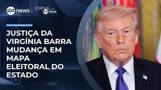 Justiça da Virgínia barra mudança em mapa eleitoral do estado | #JornaldoSBTNews