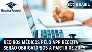 Profissionais deverão emitir recibos médicos pelo app da Receita | SBT Brasil (12/12/24)