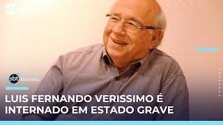 Luis Fernando Verissimo segue internado em estado grave em Porto Alegre | #SBTBrasil 