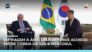 Na Ásia, Lula critica “guerra comercial” e defende acordo entre Coreia do Sul e Mercosul