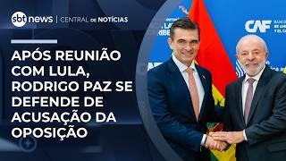 Paz se defende após Evo Morales acusá-lo de levar “golpista” à reunião com Lula | #CentraldeNoticias