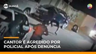Cantor de forró denuncia agressão de policial militar no Ceará | #SBTManha