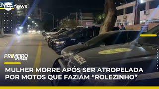 Mulher morre atropelada por comboio de motos que faziam “rolezinho” em Osasco | #PrimeiroImpacto