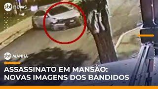 Novas imagens mostram fuga de criminosos após morte de engenheiro em mansão | #SBTManhã (06/06/25)
