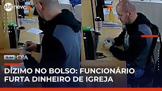 Secretário de capelania militar esconde dinheiro de dízimo no bolso no DF | Tá na Hora (28/05/25)