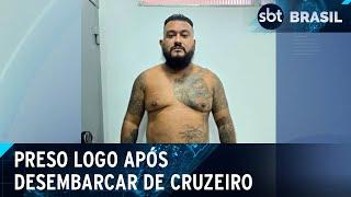 Líder e suposto fundador do PCC é preso ao desembarcar de cruzeiro | SBT Brasil (27/12/24)