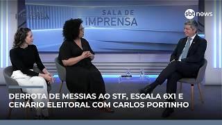 Derrota de Messias ao STF, escala 6x1 e cenário eleitoral com Carlos Portinho | Sala de Imprensa #19