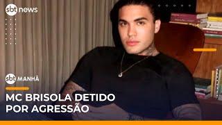 MC Brisola é detido por violência doméstica após briga com ex | #SBTManhã (03/06/25)