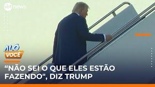Trump se irrita com ataques entre Irã e Israel e cobra respeito ao cessar-fogo | #AloVoce