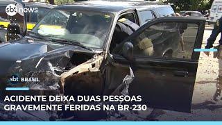 Policial civil aposentado causa acidente após dirigir embriagado em João Pessoa | #SBTBrasil 