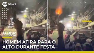 Tiros em baile funk assustam moradores da zona norte de São Paulo | #PrimeiroImpacto