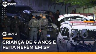 Criança de 4 anos é feita refém dentro de casa na zona leste de SP | #SBTManhã