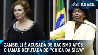 Zambelli chama Benedita de "Chica da Silva" e é acusada de racismo | SBT Brasil (03/07/24)