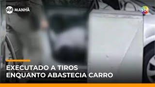 Homem é executado com mais de 10 tiros ao abastecer carro em posto | #SBTManha