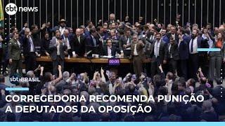 Corregedoria recomenda punições a deputados de oposição após ocupação do plenário | #SBTBrasil 