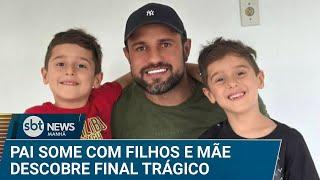 Pai foge com filhos gêmeos e tragédia acontece após acidente | #SBTNews Manhã (14/03/25)