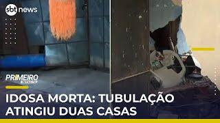 Entenda como duto de obra da Sabesp teria se soltado; incidente matou idosa | #PrimeiroImpacto