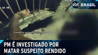 Policial mata suspeito rendido durante abordagem em Guarulhos (SP) | SBT Brasil (26/09/24)